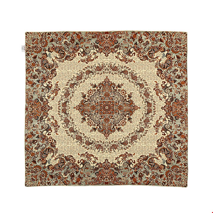 رومیزی ترمه مربع طرح ویدا 100*100