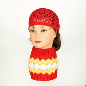 شال گردنی بچه گانه دست بافت